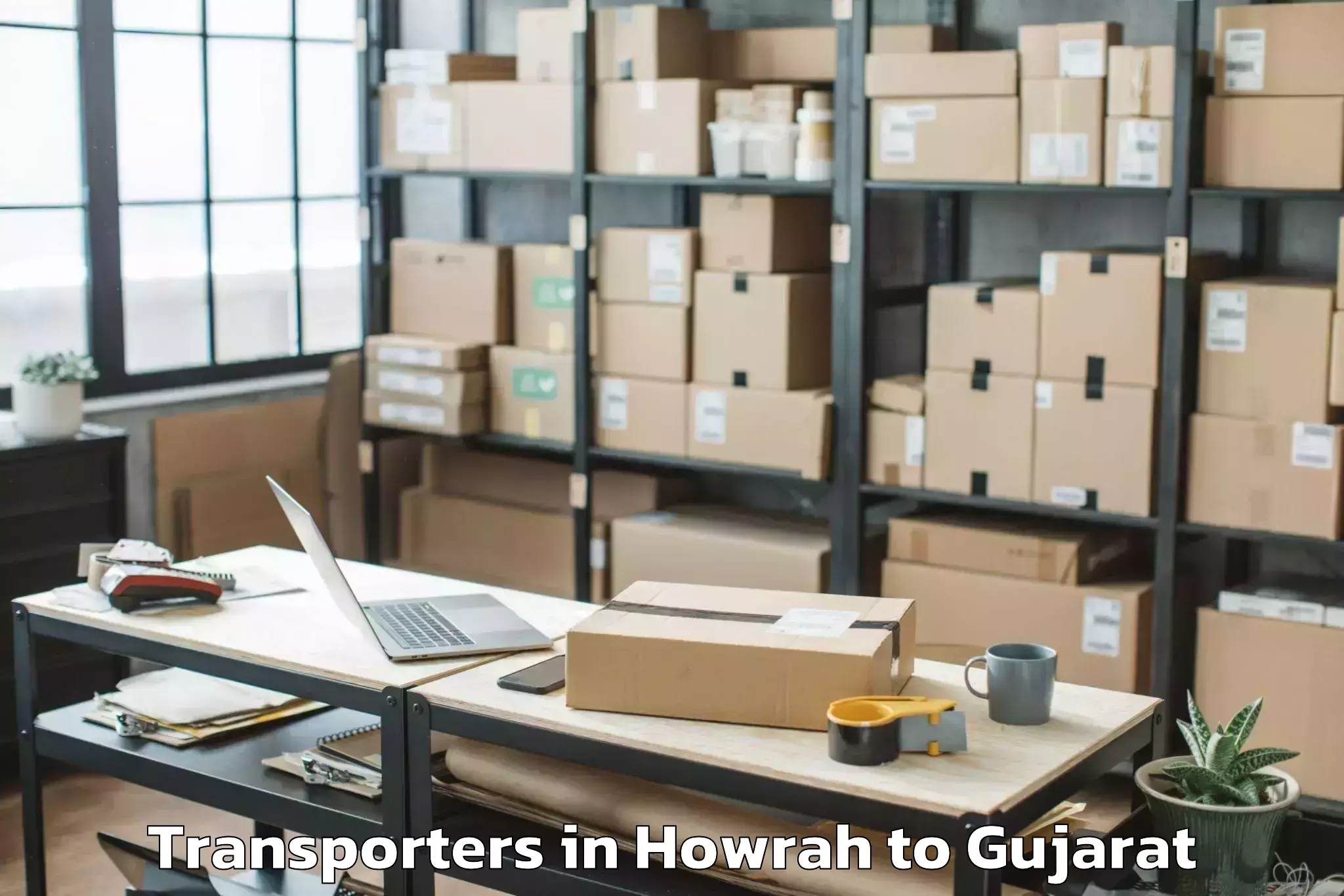 Quality Howrah to Navsari Agricultural Universit Transporters